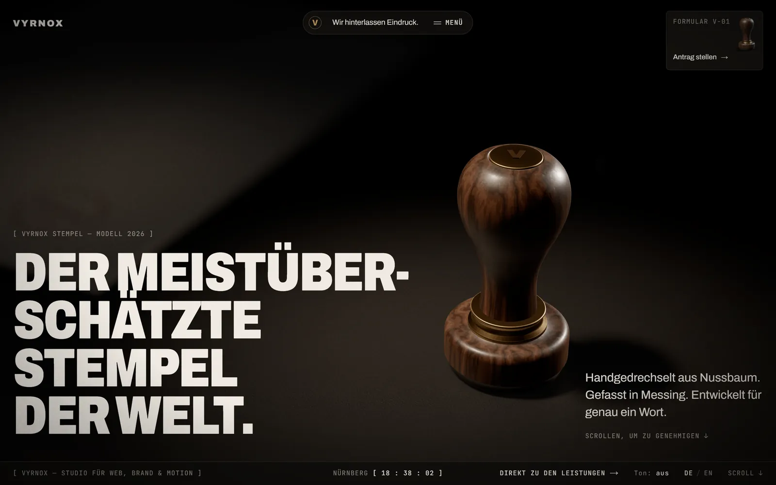 Bauphase 4: fertige Seite mit Echtzeit-3D